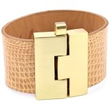 Leighelena Jigsaw Camel Lizard Buckle Wide Bra