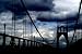 St. Johns Bridge - 24W x 16H - Peel and Stick Wall Decal by Wallmonkeys