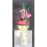 Flamingo & Alligator Bubble Night Light