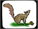 Mouse Pad with acorn, squirrel, nut, rodent, hibernation