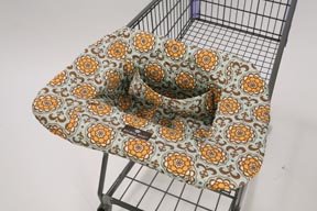 Buy Low Price Cozy Balboa Baby Shopping Cart Cover In Suri – Blue and Yellow B002VXXOQ6