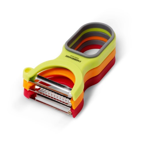 Farberware Color Stacking Peelers, Mixed Colors, Set of 3