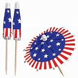 Patriotic Parasol Picks 24ct