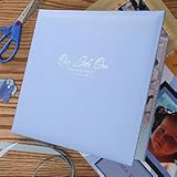 Personalized Baby Scrapbook Album In Blue