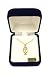 Pack of 2 Gold Rhinestone Christian Ichtus Fish Pendant Necklaces