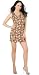 Sexy Designer Mod Geometric Racer-Back Dress from Hot Fash Dresses - KANE Orange