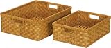 2 Chipwood / Rattan Baskets