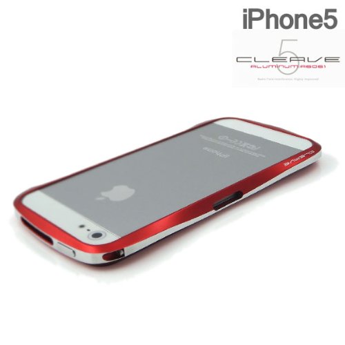 [SoftBank/au iPhone 5専用]CLEAVE ALUMINUM BUMPER (フレアレッド)
