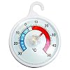Fridge Or Freezer Thermometer 52 mm Dial, Colour Coded Zones. Ideal For Home, Restaurants, Bars, Cafes