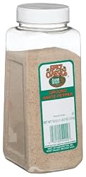 Spice Classics Ground White Pepper, Ground, 18-Ounce Plastic Canisters (Pack of 2)