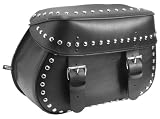 ALC Saddlebags 8220A-03 Legend Premium Vinyl Bolt-On Saddlebag with Studs - Pair