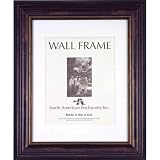 North American Astor, Wood Picture Frame with a 2 Wide Molding, for a 16 x 20 Photograph, Color: Bronze,
