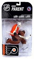 McFarlane Toys NHL Sports Picks Series 19 Action Figure Bernie Parent (Philadelphia Flyers) Orange Jersey