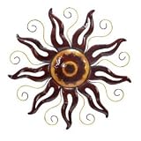 Sunny Beautiful Art Sun Abstract Metal Wall Sculpture 20 