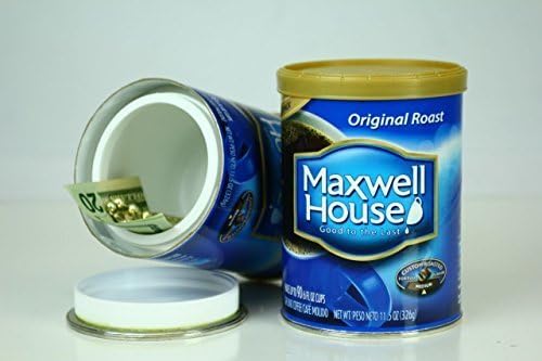 MAXWELL HOUSE COFFEE diversion can safe stash hidden safes hide cash jewelry money coins by The Can King