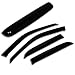 Car Rain Guard & Sunroof | Outside Mount Window Visor Side Deflectors | Waterproof Sunroof Cover Rain Shields Compatible with 2003-2007 Nissan Murano | 5 Pcs Set, WSV-347, Dark Smoke