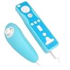 Baby Blue Silicone/silicon Skin Protection Sleeve for Nintendo Wii Remote (Wiimote) + Nunchuck Controller By Nintendozoo
