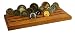 28 Coin, Solid Oak, Red Stain, Military Challenge Coin Holder