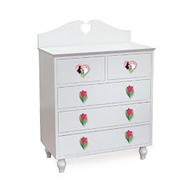 Room Magic Poodles In Paris Chest, White by Room Magic