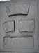 1 Set of 4 Large Thick Garden Edging Lawn Landscape Molds