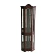 Southern Enterprises CM0696 Lighted Curio Cabinet, Mahogany