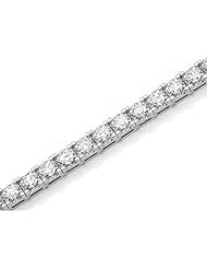 14K White Gold Diamond Bracelet