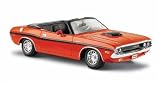 Diecast Model Dodge Challenger RT Convertible (1970) in Orange