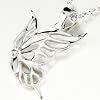 Pugster Silver Butterfly's Wing Pendant Necklace Animal