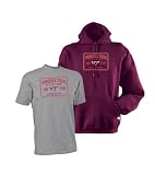 Russell Athletic Virginia Tech Sweatshirt And Tee Combo Pack