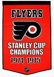 NHL Philadelphia Flyers Embroidered Hockey Stanley Cup Champions Dynasty Banner