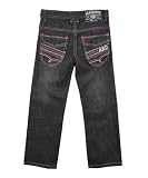 Akademiks Patched Up Straight Fit Jeans (Sizes 8 - 20)
