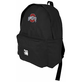 OSU Ohio State Buckeyes Logo Backpack SMALLER than Huge Cumbersome Full-Size Packs- Cute Small Back Pack for Travel, Daypack School Bags Unique Gifts For Boys, Girls, College Students SALE-DISCOUNTED- Boy Girl or Adult