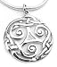 Sterling Silver Celtic Knot Triskel Amulet Pendant