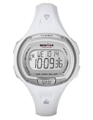 Timex Womens T5K183 Ironman Traditional 30-Lap White Resin Strap Watch
