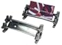 Recycled Bike Rim and Chain Business Card Holder for Desk or Counter