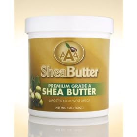100% Unrefined Certified Grade A Shea Butter 16 oz.
