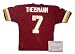 Joe Theismann Washington Redskins NFL Hand Signed Authentic Style Home Red Football Jersey