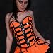 Poizen Industries Korsage CHOR CORSET neonorange