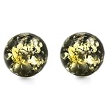Sterling Silver Green Amber Small Stud Earrings Reviews 41CP3rRDaYL. SL160 Sterling Silver Green Amber Small Stud Earrings Reviews