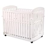 Alpha Mini Rocking Crib in White Finish By Da Vinci Baby Furniture