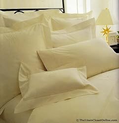 Peacock Alley's LYRIC 500 Thread Count Egyptian Cotton Luxury Sheet in White - Standard Pillow Case