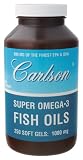 Carlson Laboratories - Super Omega-3 Fish Oils, 1000 mg, 250 softgels