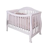 Athena Allie 3-in-1 Convertible Crib (White)