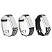I-SMILE 3PCS Newest Replacement Wristband with Secure Clasps for Fitbit Alta Only(No Tracker, Replacement Bands Only) (3pcs Black Set)