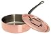 Mauviel Cuprinox Extra-Thick 2.5 mm 3-Quart Sauté Pan with Lid