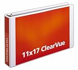 TOPS Cardinal ClearVue D-Ring Binder, 11 x 17 Inches, 2 Inch Capacity, White, (221132) Knowing God: Walking through the Book of Books