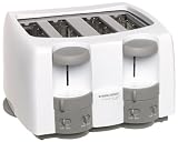 Black & Decker T4400 Toast-It-All Deluxe Electronic 4-Slice Wide Slot Toaster