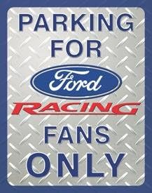 Ford Racing Parking Vintage Bar Metal Antique Nostalgic Collectible Tin Sign