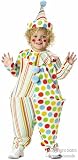 Child's Toddler Hooped Circus Clown Costume (2-4T)