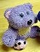 Purple Bear Kids Bath Pal Sponge Puff by Berrysweetstuff.com